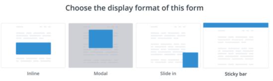 choose display format on convertkit